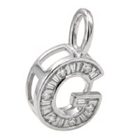 Pendente Elements in Oro bianco Diamante EPFG14137.002
